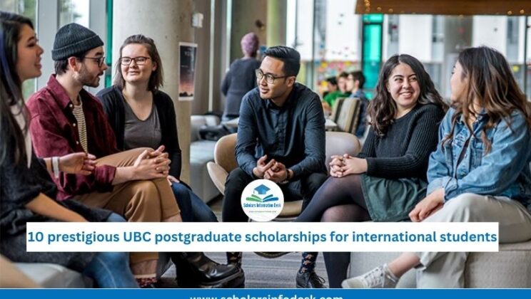 Study In Canada | List of 10 Prestigious Postgraduate Scholarships For International Students At The University of British